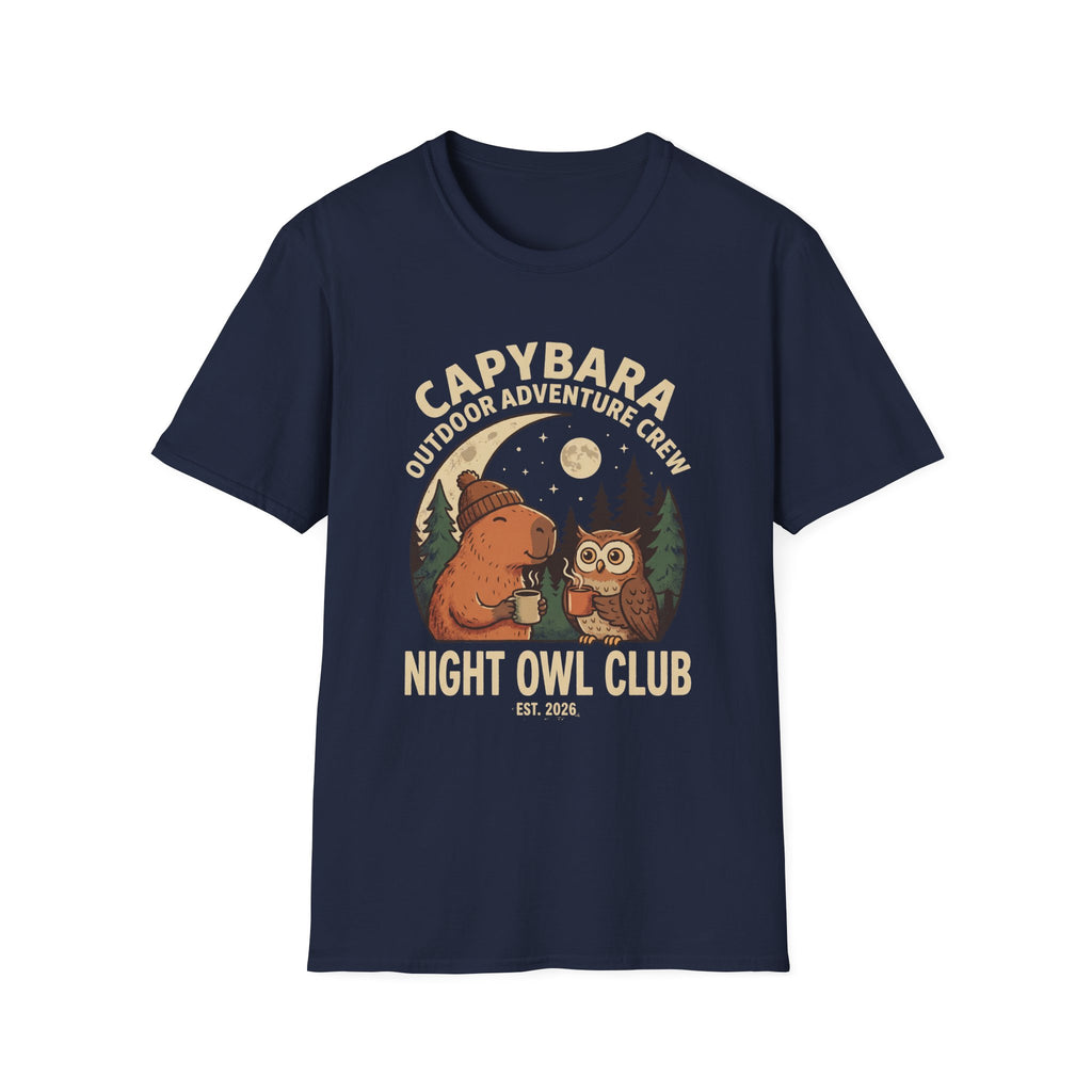 Night Owl Club Tee - Navy