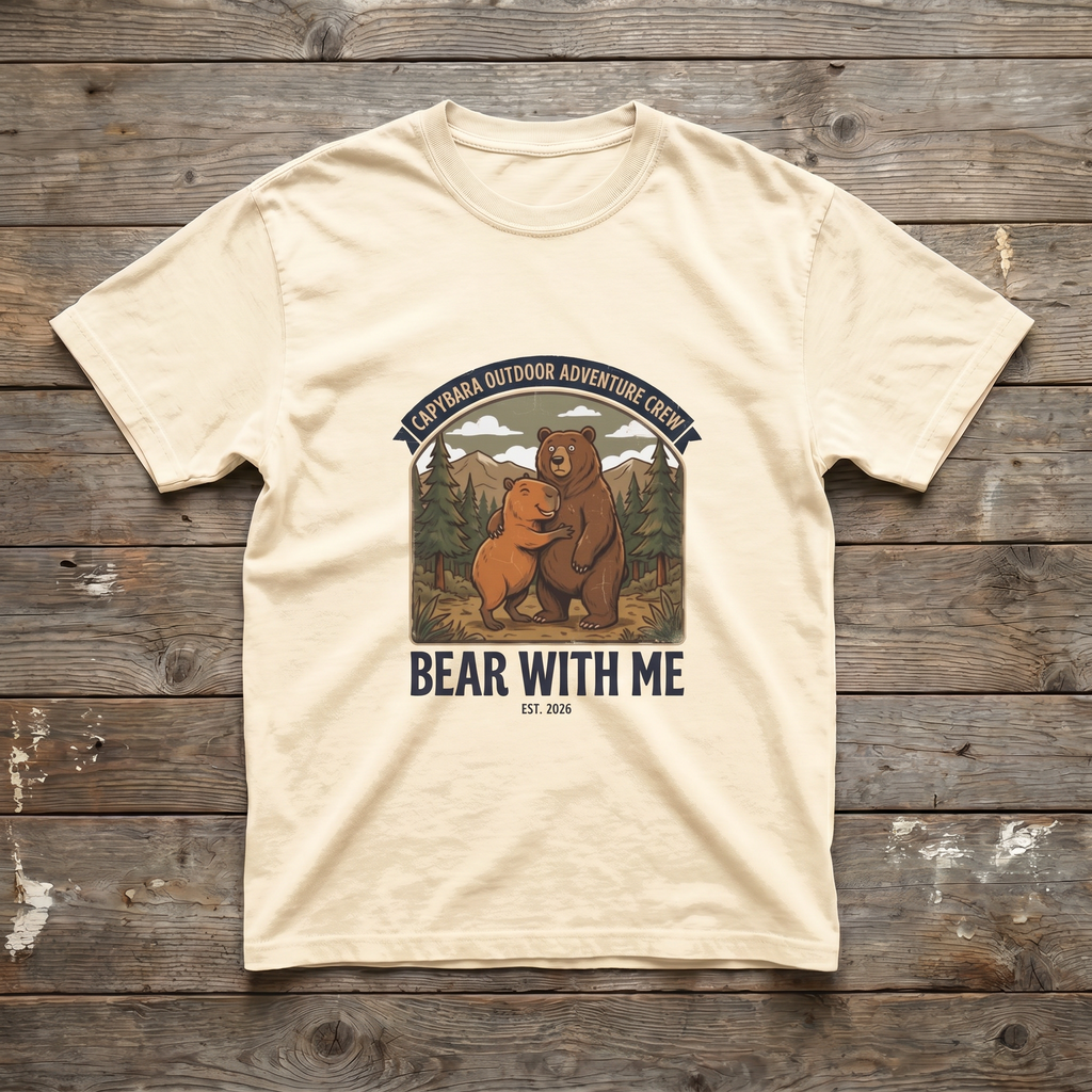 Bear With Me Tee - Natural