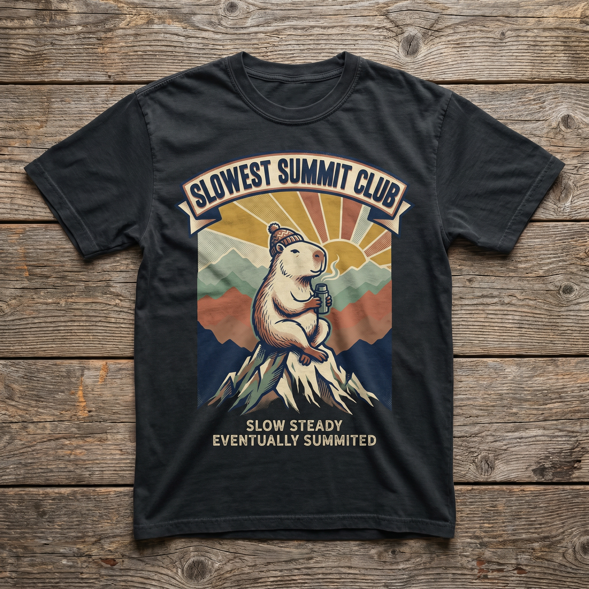 Slowest Summit Club Tee - Black