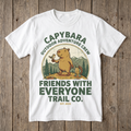 Friends With Everyone Trail Co. Tee - White