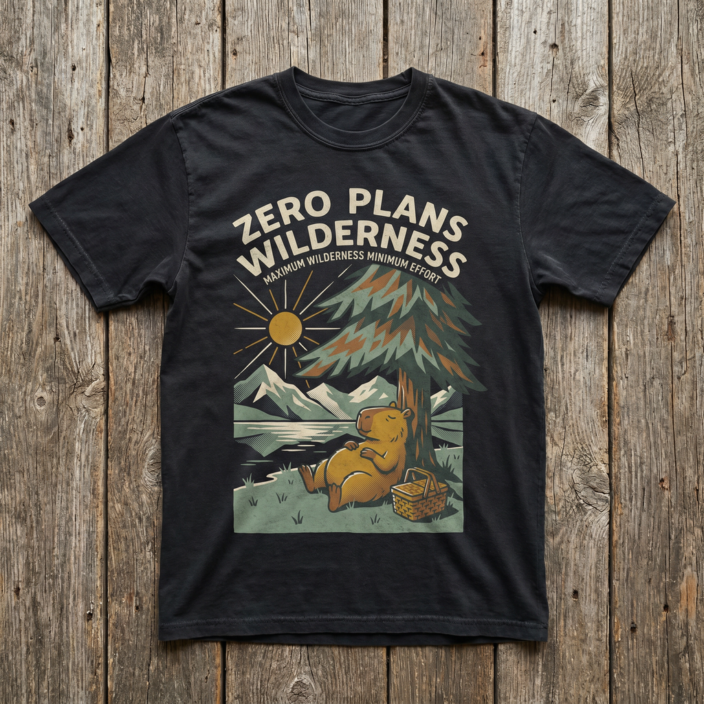 Zero Plans Wilderness Tee - Black