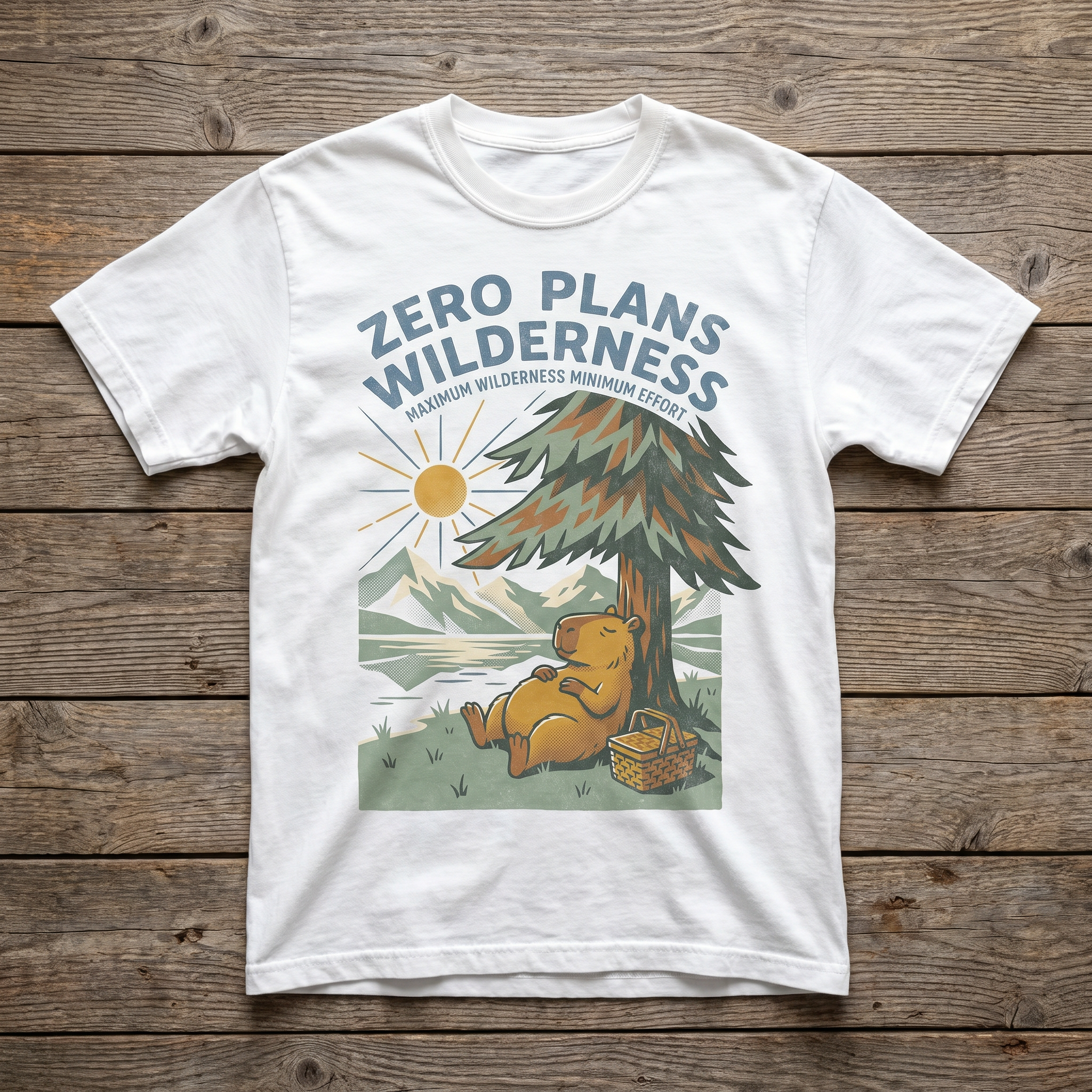 Zero Plans Wilderness Tee - White
