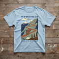 Out of Breath Trail Club Tee - Light Blue