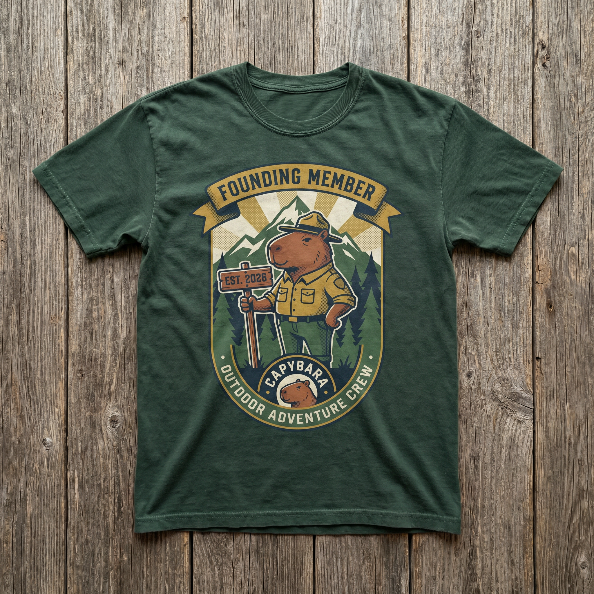 Founding Member Tee - Forest Green