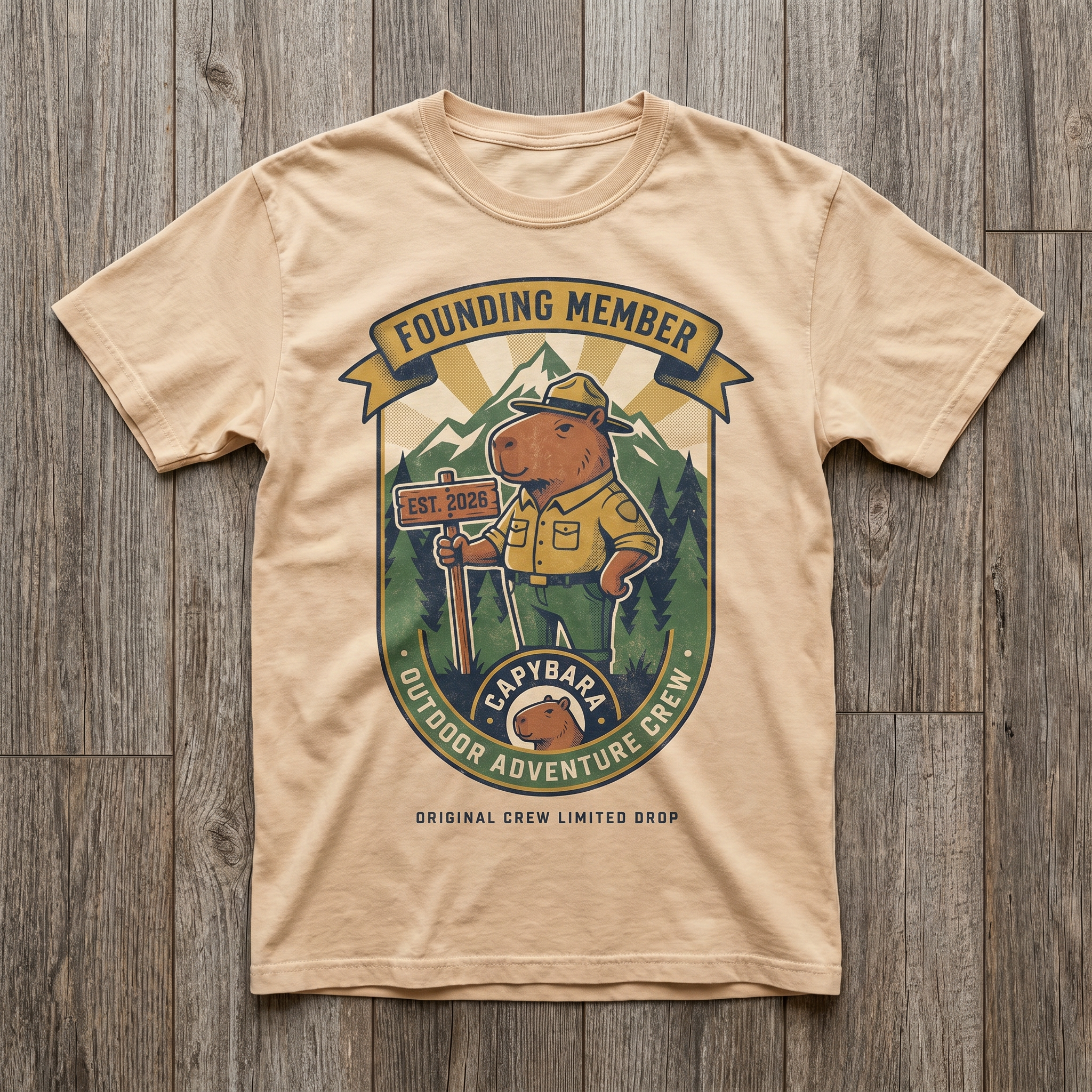 Founding Member Tee - Natural