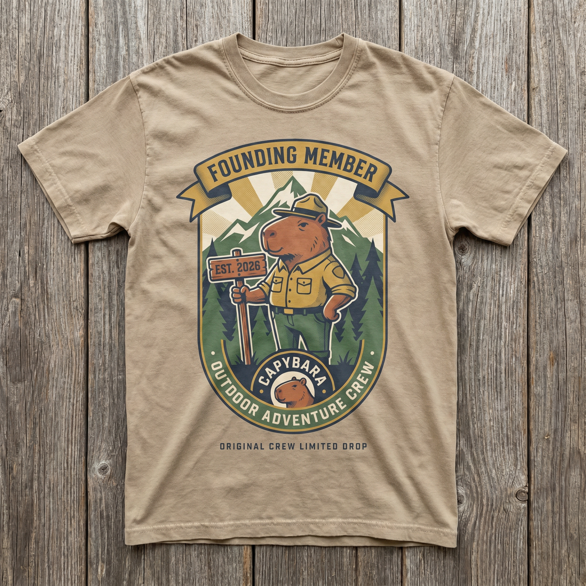 Founding Member Tee - Sand