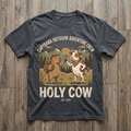Holy Cow Tee - Charcoal