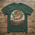 When Pigs Fly Tee - Forest Green