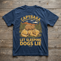 Let Sleeping Dogs Lie Tee - Navy